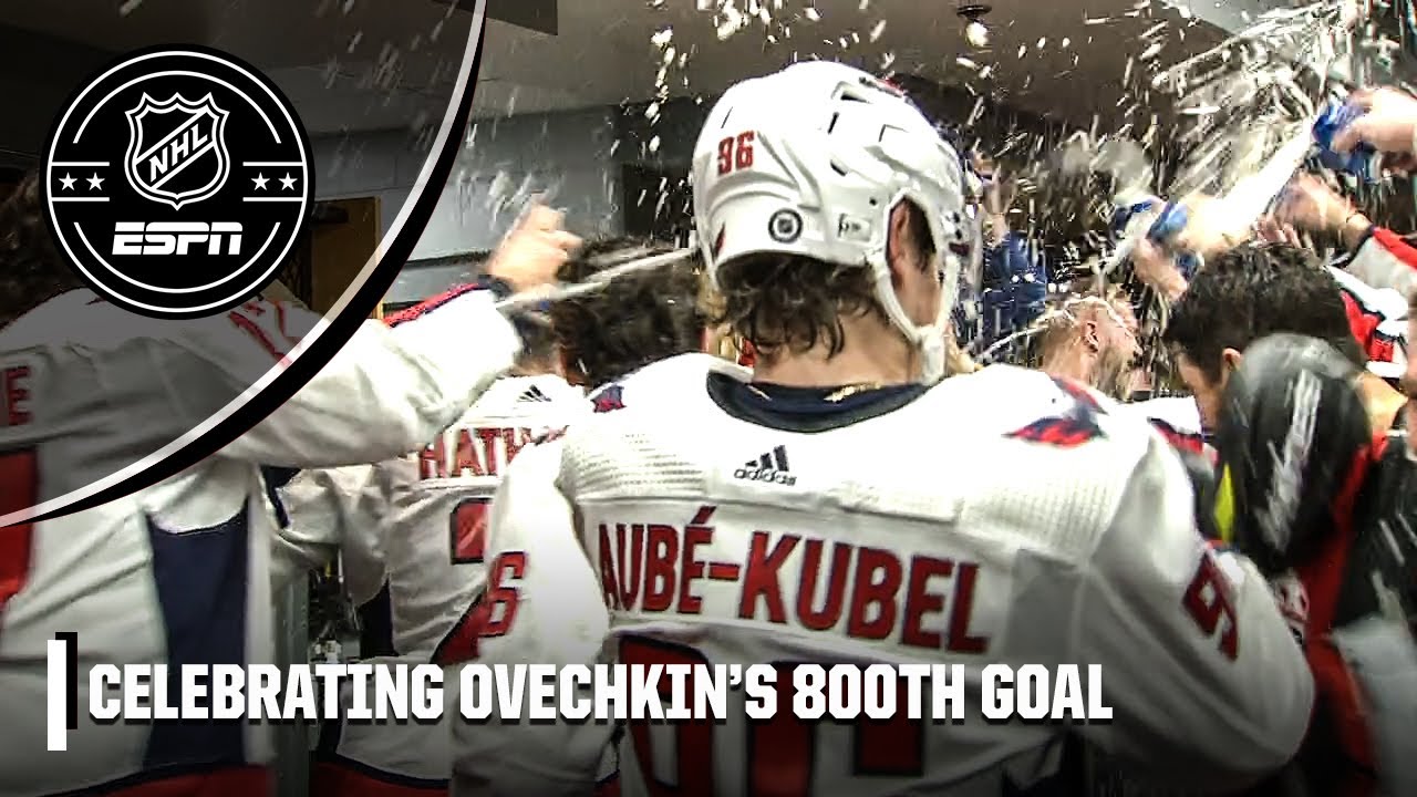 Capitals Celebrate Alex Ovechkin's 800th Career Goal