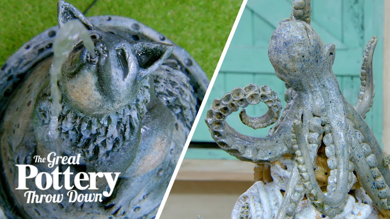 STUNNING handmade animal water features 🐺 | The Great Pottery Throw Down
