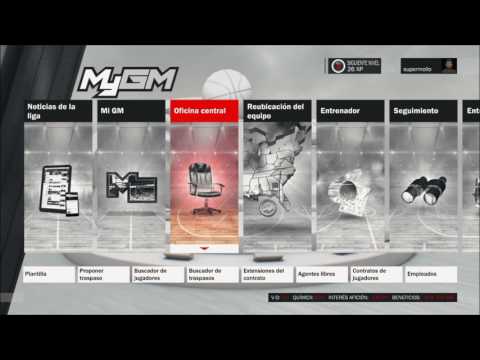 NBA 2K17 MY GM CREAR EQUIPO TUTORIAL (CASTELLANO/ESPAÑOL)