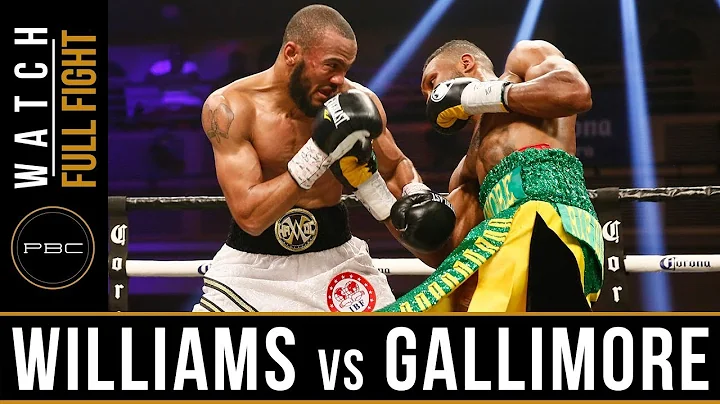 Williams vs Gallimore Full Fight: April 7, 2018 - ...