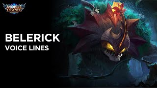 Belerick Old - All Voice Lines Mobile Legends Bang Bang