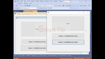 c++/cli windows forms (button usewaitcursor) visual studio code