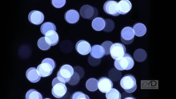 Studio - Medium shots of bokeh rising from the bottom of the frame