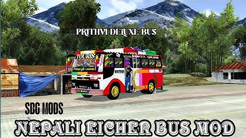 Nepali deluxe EICHER bus mod . Link in description . @scaniabusgamer91 @Sb_games2.0 @nepnex_mods 