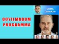 QOYILMAQOM PROGRAMMA