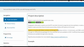 Como instalar la librería rasterio en anaconda 2021