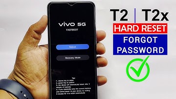 Vivo T2/ T2x 5G :  Hard Reset/ Forgot Password/ Factory Reset 🔓🔓🔐
