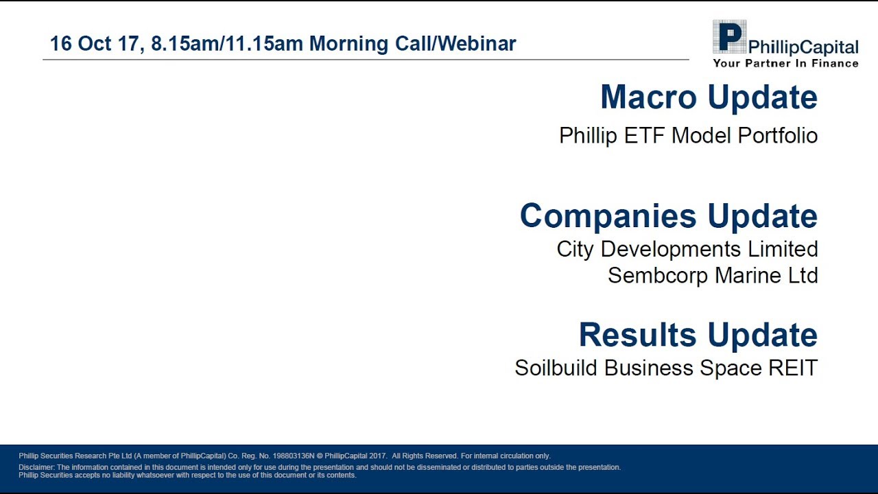 Market Outlook Company Updates And ETF Model Portfolio YouTube