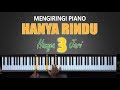 Mengiringi HANYA RINDU Hanya 3 Jari | Belajar Piano Keyboard