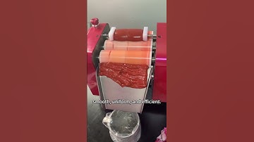 Perfect Dispersion with Precision Three Roll Mill #machine #automobile