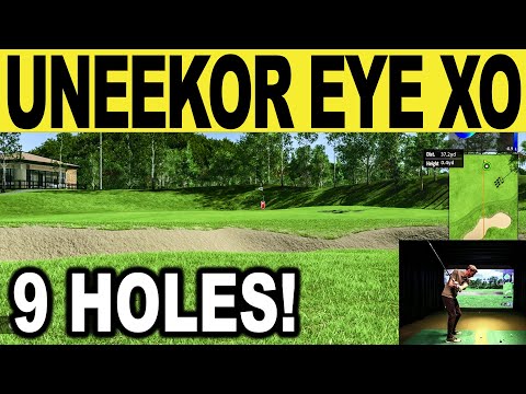 UNEEKOR EYE XO Golf Simulator Review - Playing 9 Holes at Castle Rock