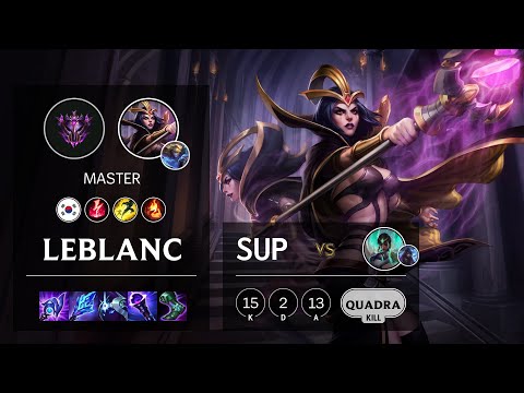 LeBlanc Support vs Karma - KR Master Patch 11.15