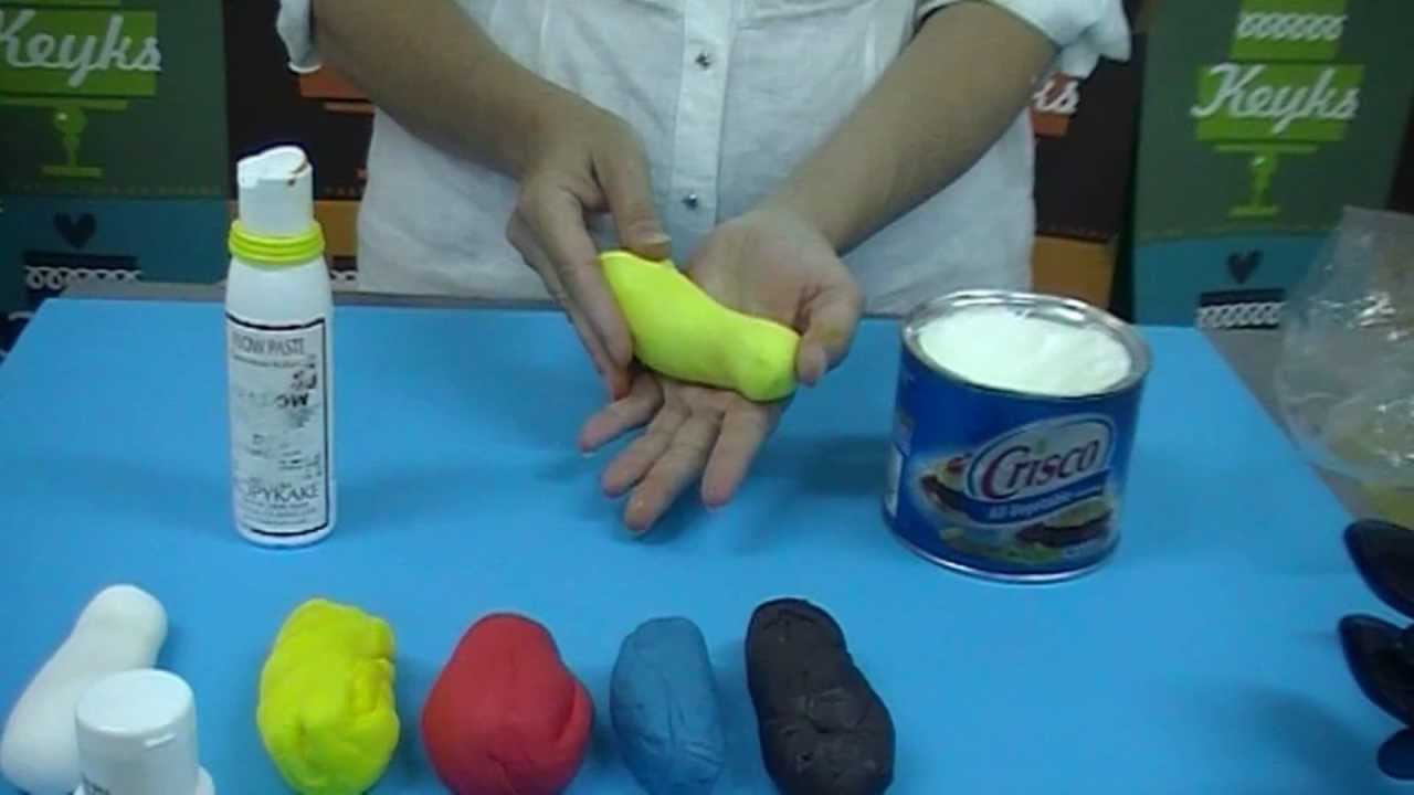 Cómo colorear fondant. How to colored fondant 