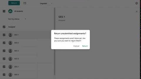 Google Classroom Feedback: Assignments Feedback