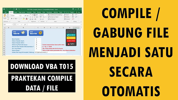 Vba untuk menggabungkan beberapa file excel menjadi satu lembar