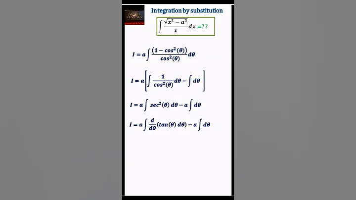 Example (4) Integration by substitution | Easy and simple