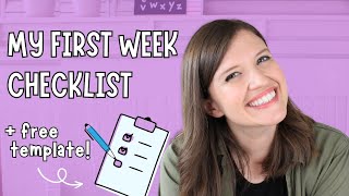 First Week of School Classroom Management | Routines & Procedures