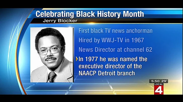 Jerry Blocker - First Black TV News Anchorman in M...