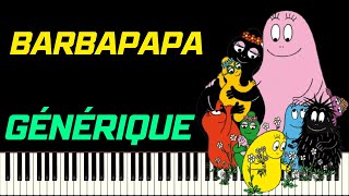 BARBAPAPA - GÉNÉRIQUE | PIANO TUTORIEL + PAROLES