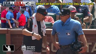 Ejections 124-125 - Yankees' Aaron Boone & Matt Blake Tossed After Ed Hickox's Called Strikes