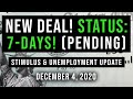 (NEW DEAL! YES! PENDING!) SECOND STIMULUS CHECK UPDATE $1200 & UNEMPLOYMENT BENEFITS 12/4/2020