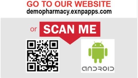 Install mobile app using QR code or NFC tag