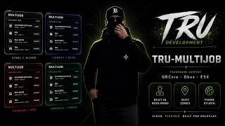 Tru-Multijob Release | Clean Multijob System for QBCore, Qbox & ESX