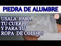 ✨ te sorprenderás todos los beneficios que te ofrece LA PIEDRA DE ALUMBRE/ Dulce y Natural.