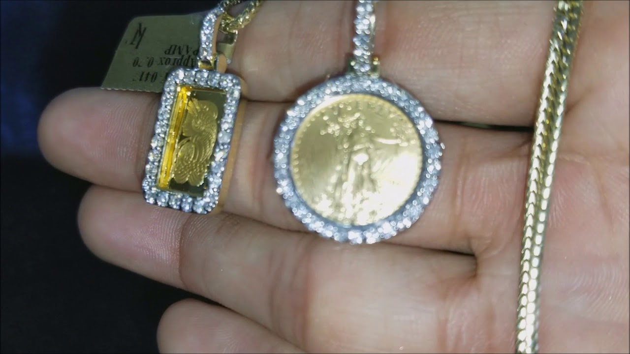 Gold Coin Bezels With Diamonds | vlr.eng.br