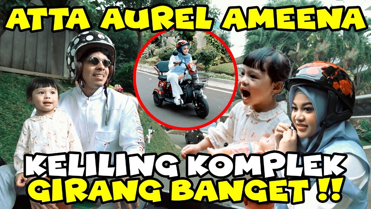 AUREL AJAK AMEENA SEPEDAHAAN!! SERU BANGET!