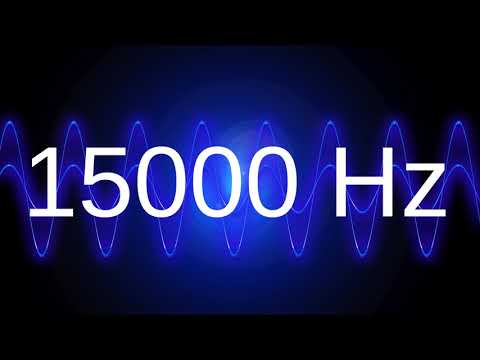 15000 Hz clean pure sine wave TEST TONE 15 khz frequency