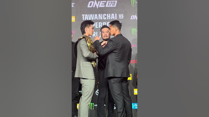 #ONE170 Tawanchai face-off with Superbon