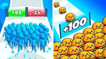 Count Masters Vs Food Run🟥🟩🟨🟧Walkthrough Max Gameplay QW2566