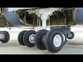 US C-5 Galaxy Monstrous 28-Wheel Landing Gear in Action