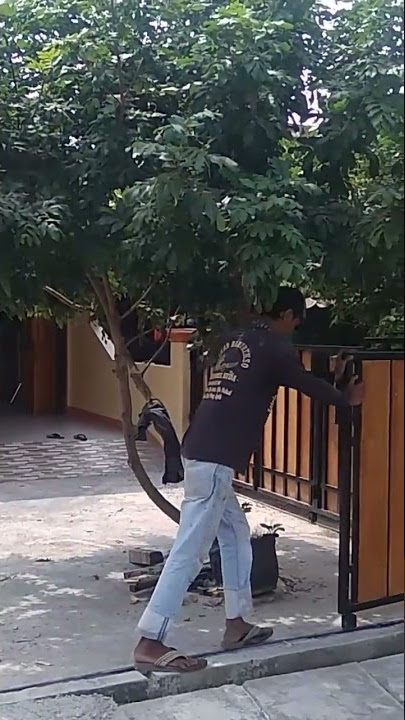 Pintu pagar sliding menikung murah berkualitas solusi garasi sempit