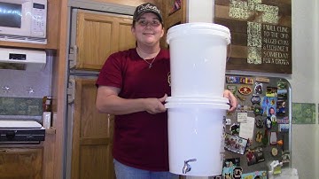 DIY Berkey Water Filter. 4 Filters under $98.00. Instructional Video