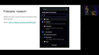 Customizable combobox and filterable select [BlinkOn 21]