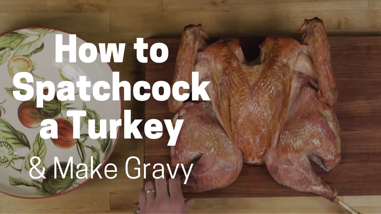 How To Spatchcock A Turkey Youtube