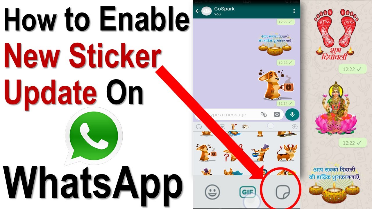 How To Enable New New Sticker Update On Whatsapp Youtube