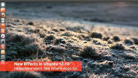 Ubuntu 12.10 Animations