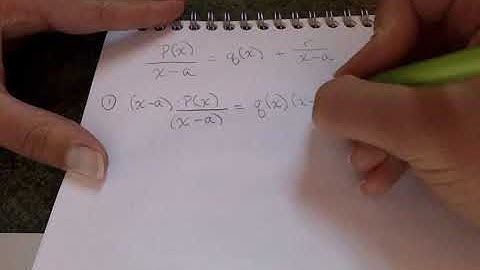 Why does the Polynomial Remainder Theorem work?