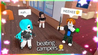 BEATING MM2 CAMPERS ‼️🤭