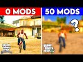 I installed 50 mods  in gta san andreas to make it more realistic than gta 5 