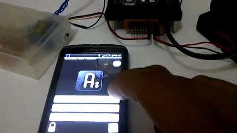 Arduino Control Servo with Bluetooth Android