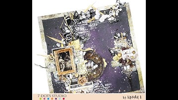 An incredible view - Mixed Media Layout | 7 Dots Studio