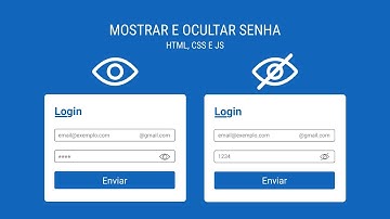 Tela de Login com Mostrar e Ocultar Senha (Password) - HTML, CSS e JAVASCRIPT | Aprenda Aqui