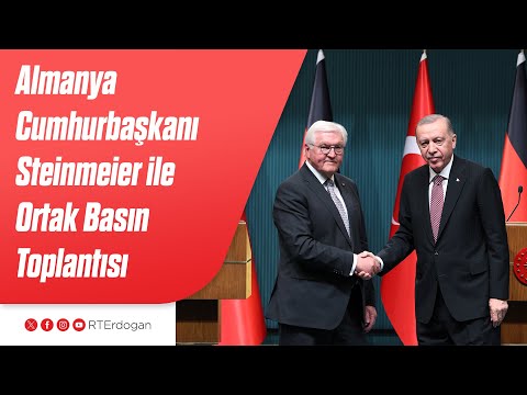 Almanya Federal Cumhuriyeti Cumhurbaşkanı Frank-Walter Steinmeier ile Ortak Basın Toplantısı