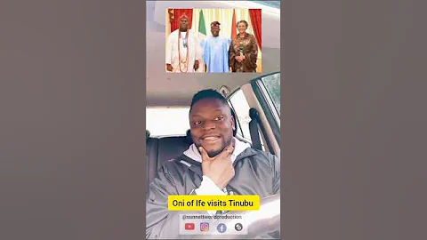 The Ooni of Ife, Oba Adeyeye Enitan Ogunwusi Il after meeting with President Bola Tinubu