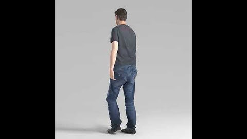 Stefan003 Walk Pre posed 3D model from CGTrader.com