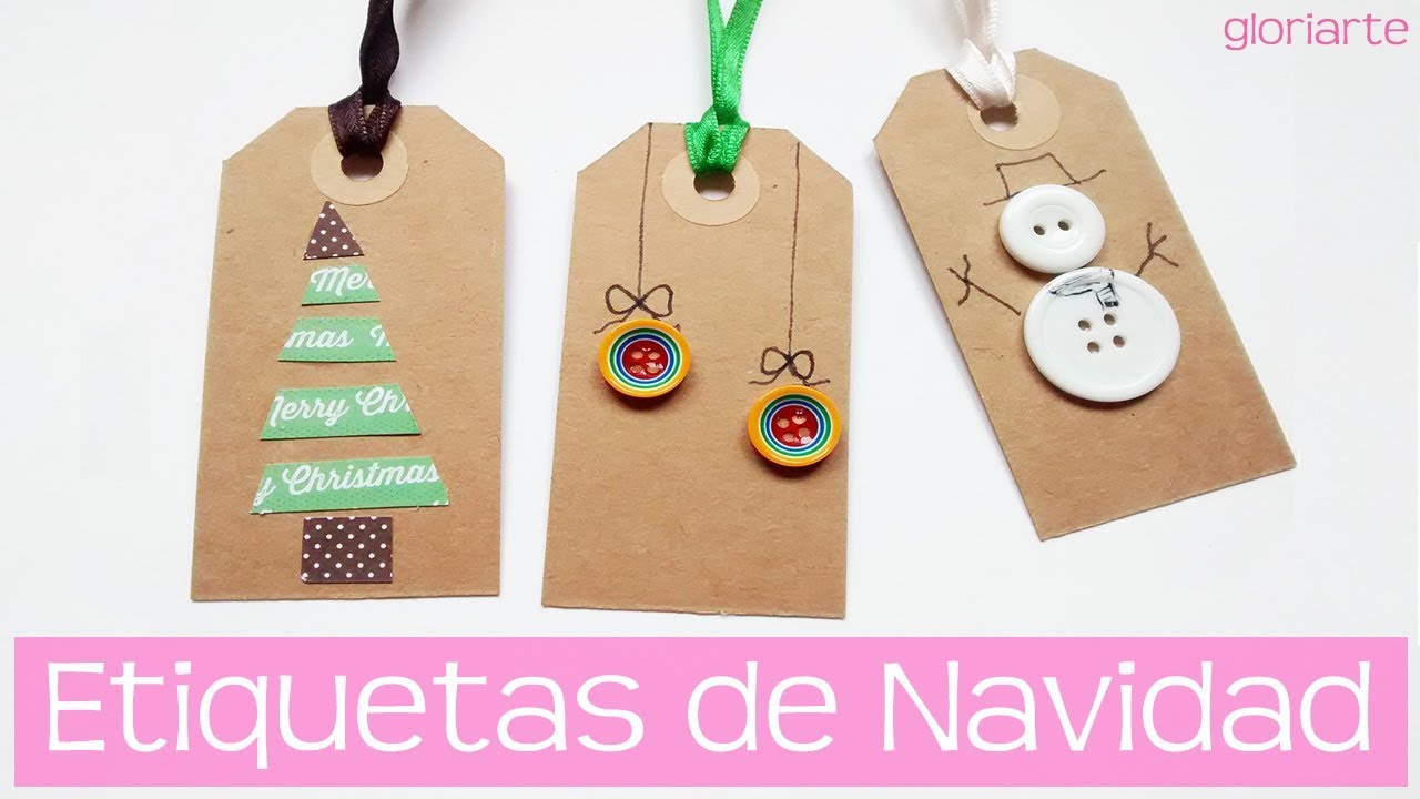 Etiquetas navideñas. Regalos de Navidad. Christmas gift tags.